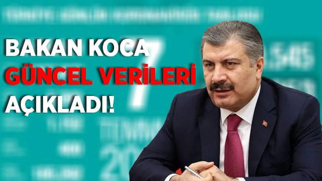 Son dakika Bakan Koca 7 Temmuz koronavirüs verilerini açıkladı! Taburcu ettiğimiz kadar yeni hasta yatırıyoruz!