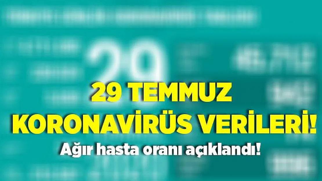 Son dakika Bakan Koca koronavirüs tablosunu paylaştı! Ağır hasta oranı belli oldu!