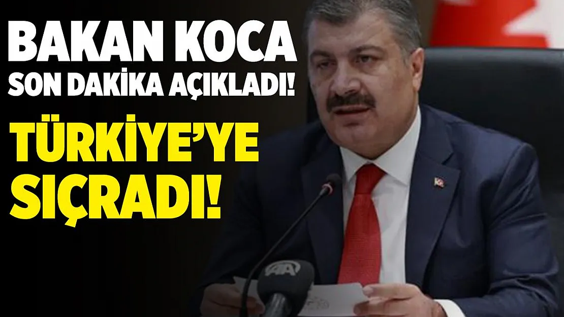 Son dakika Bakan Koca kötü haberi duyurdu! 15 kişide mutasyonlu koronavirüs tespit edildi!