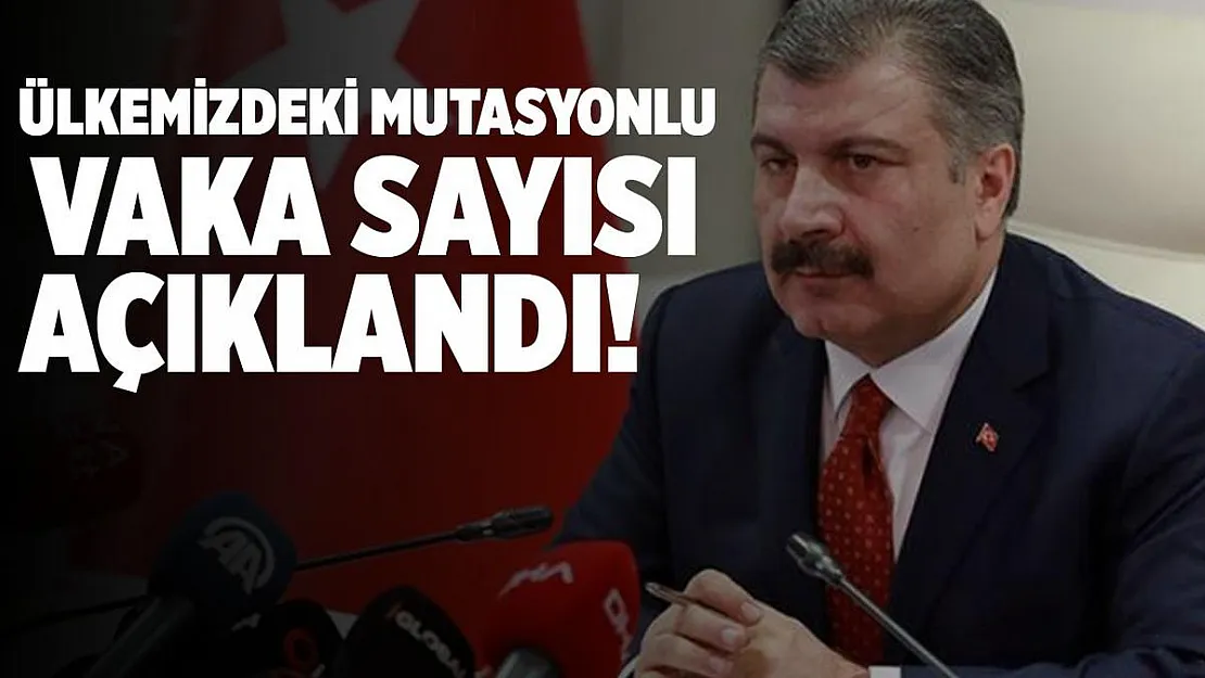 Son dakika Bakan Koca ülkemizde mutasyonlu koronavirüs vakalarını açıkladı!