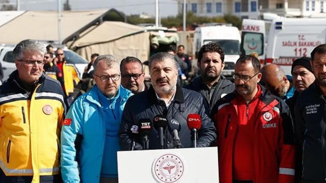 SON DAKİKA: Bakan Koca'dan salgın açıklaması geldi! Deprem bölgesinden duyurdu