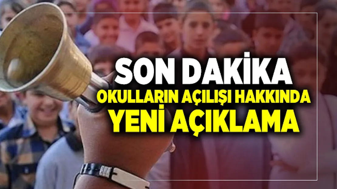 Son dakika Bilim Kurulu Üyesi Prof. Dr. Tevfik Özlü'den okulların açılış tarihi hakkında yeni açıklama!