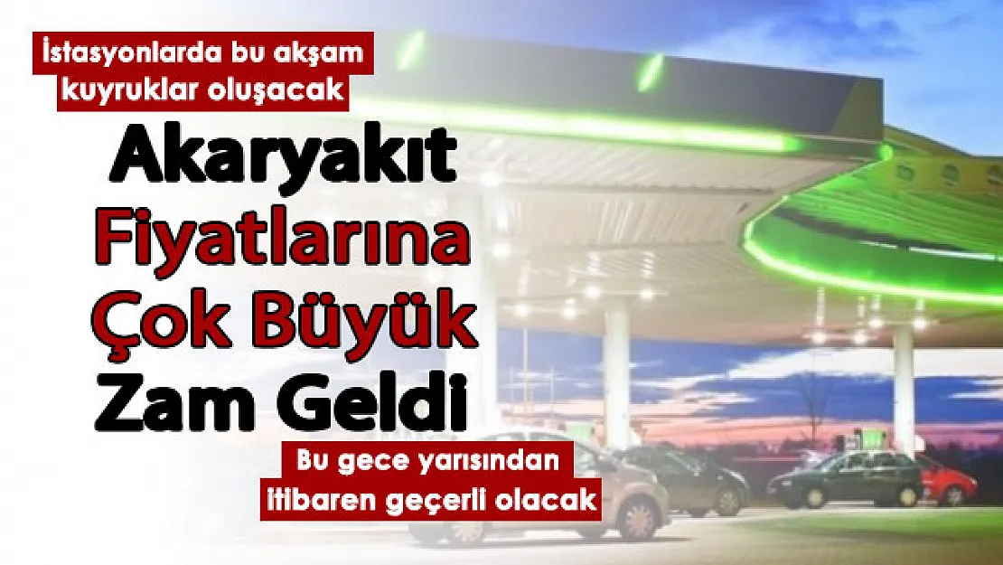 Son dakika: Bu akşam istasyonlarda kuyruklar oluşacak! Benzin, motorin ve LPG dikkat! Akaryakıta büyük zam geldi
