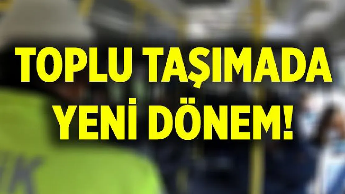 Son dakika Cumhurbaşkanı Erdoğan açıkladı! Toplu taşımada yeni dönem! Artık yasaklandı!