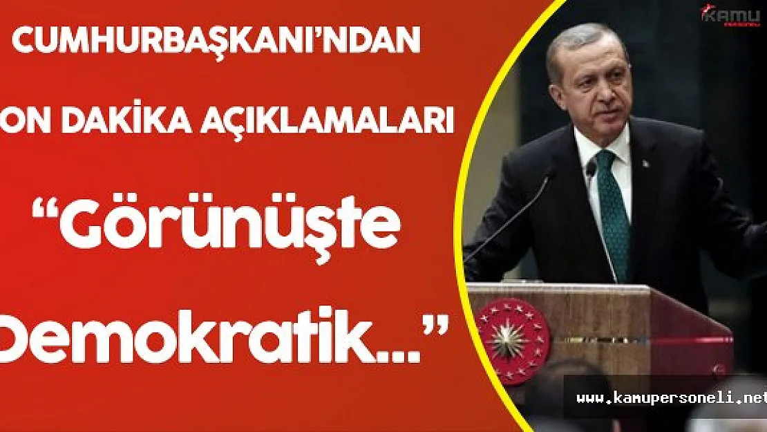 Son Dakika: Cumhurbaşkanı'ndan Flaş YÖK ve Yükseköğretim Sistemi Açıklaması!