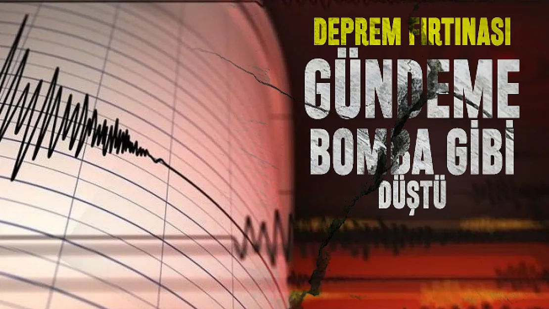 Son dakika deprem fırtınası gündeme bomba gibi düştü: Deprem fırtınası nedir? Deprem fırtınası neden oluyor?