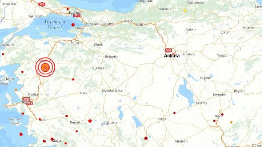 Son dakika deprem oldu! Balıkesir'de korkutan deprem!