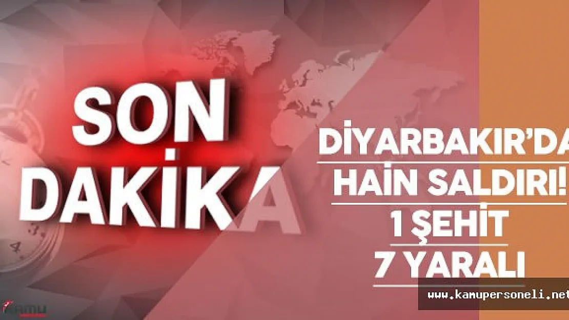 Son Dakika : Diyarbakır Dicle'de Hain Saldırı - Detaylar Geldi