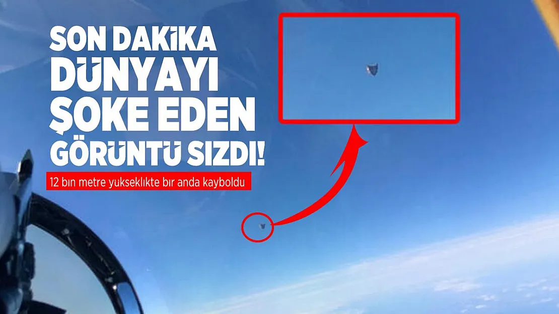 Son dakika dünyayı şoke eden görüntü sızdı! 12 bin metre yükseklikte bir anda kayboldu