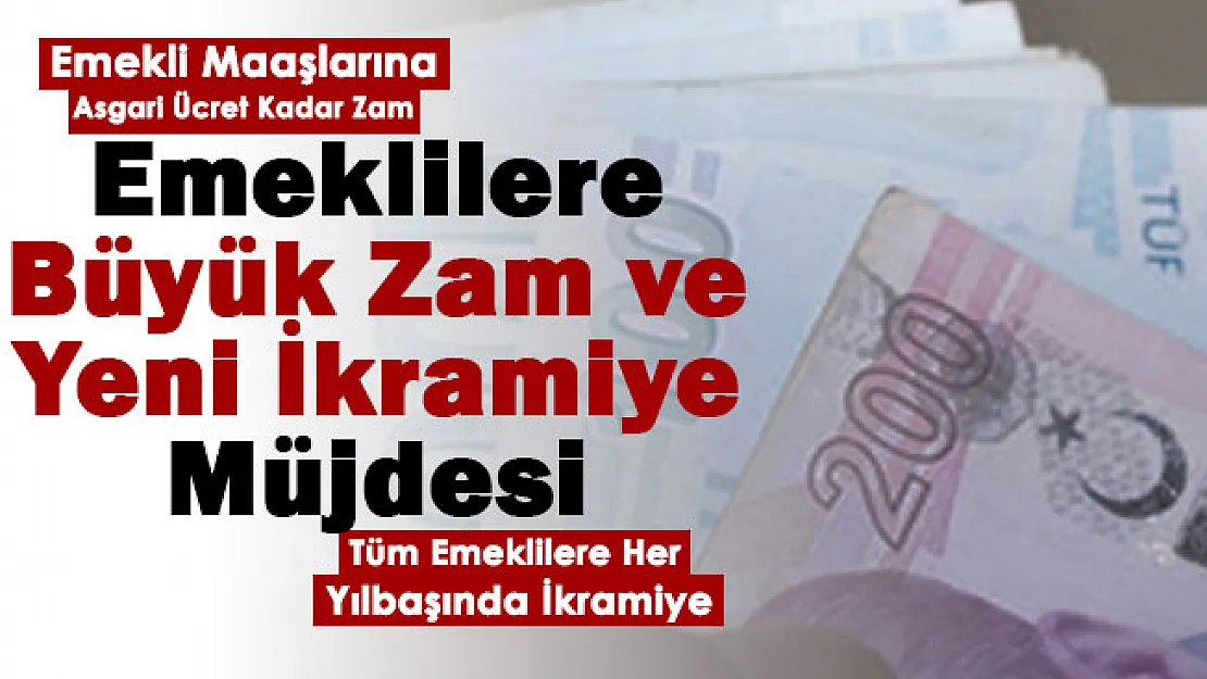 Son dakika duyuruldu: Emeklilere büyük zam ve yeni ikramiye müjdesi! Her yılbaşında yeni ikramiye ve maaşlara asgari ücret kadar zam