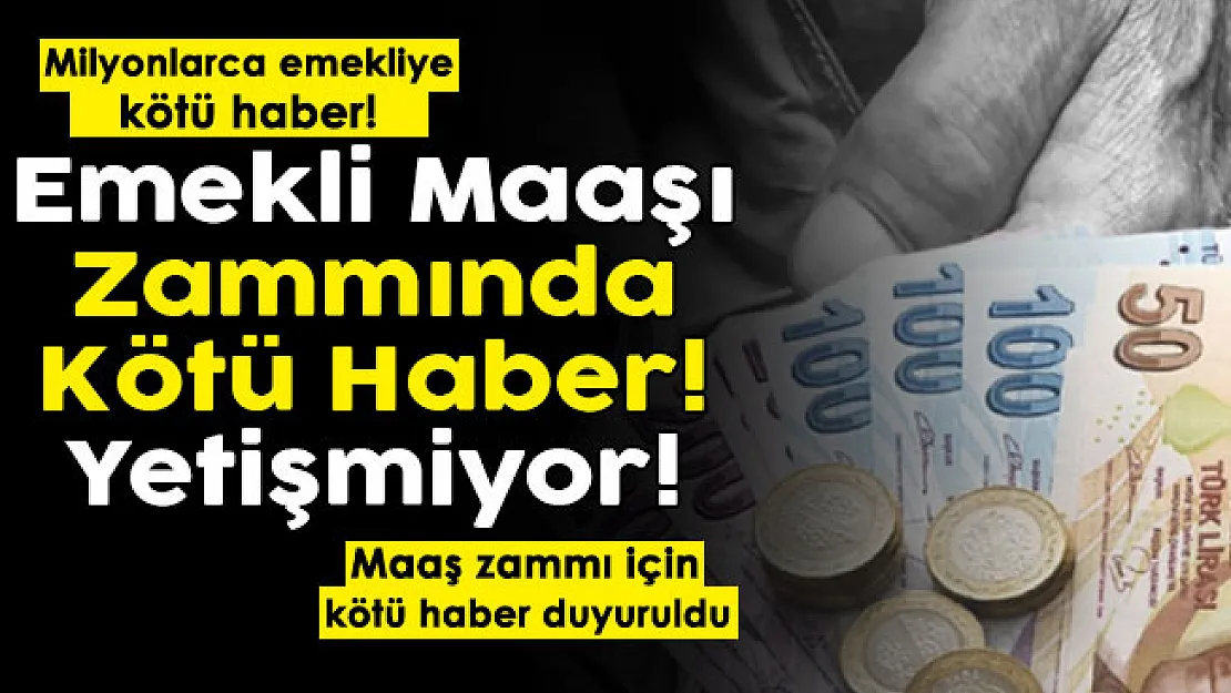 Son dakika! Emekli maaşlarına yapılacak zam için kötü haber: Yetişmiyor!