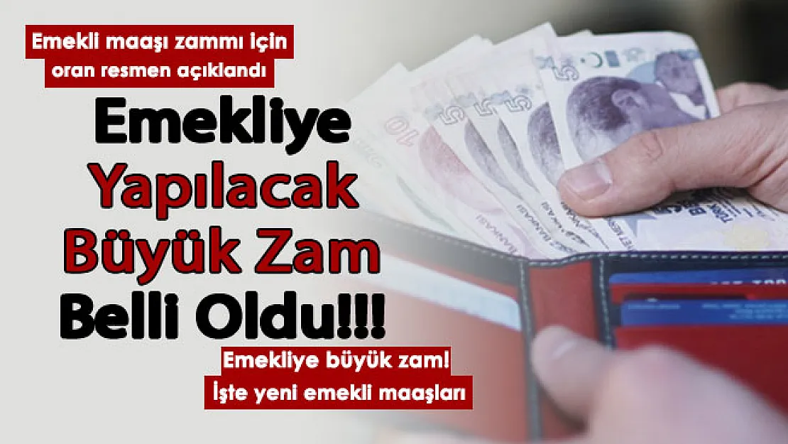 Son dakika: Emekli maaşlarına yapılacak zam belli oldu! Emekliye büyük zam geliyor: İşte yeni emekli maaşları