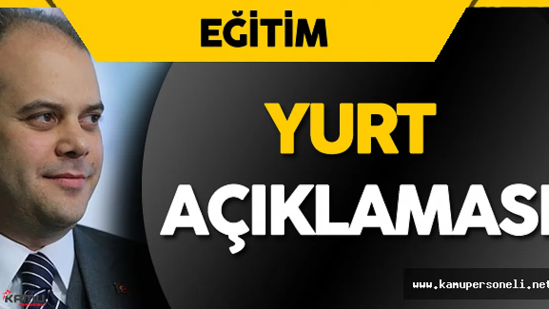 Son Dakika: Gençlik ve Spor Bakanı Açıkladı &quotKYK Yurtları'nda Öncelik..."