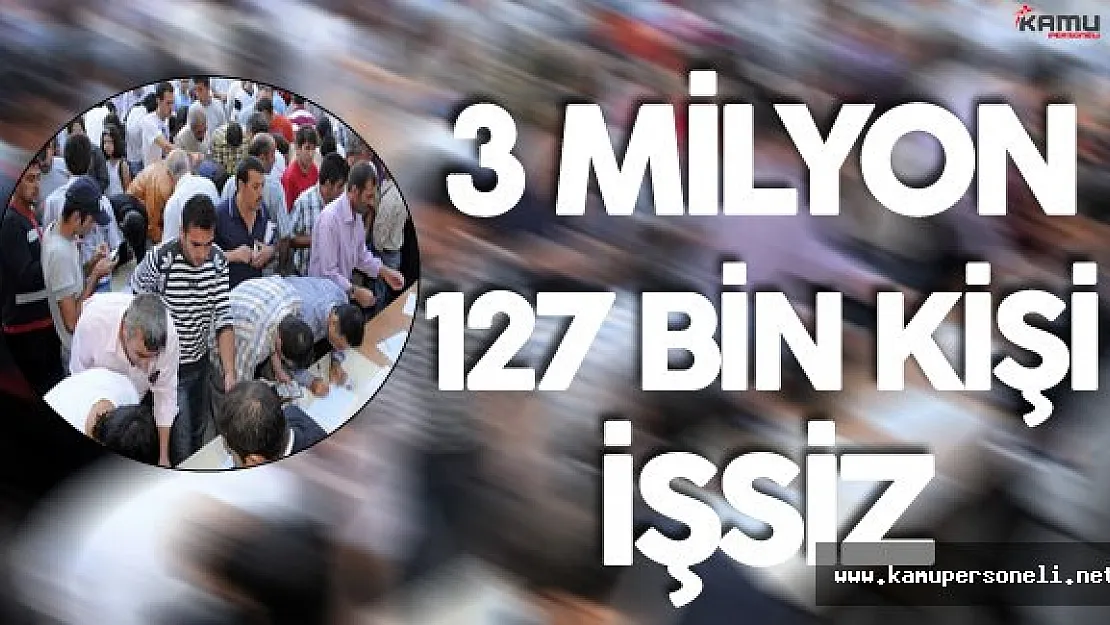 Son Dakika ! İşsizlik Verileri Geldi !