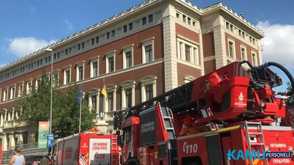 Son dakika! İstanbul Beyoğlu'ndaki Almanya Başkonsolosluğu'nda yangın