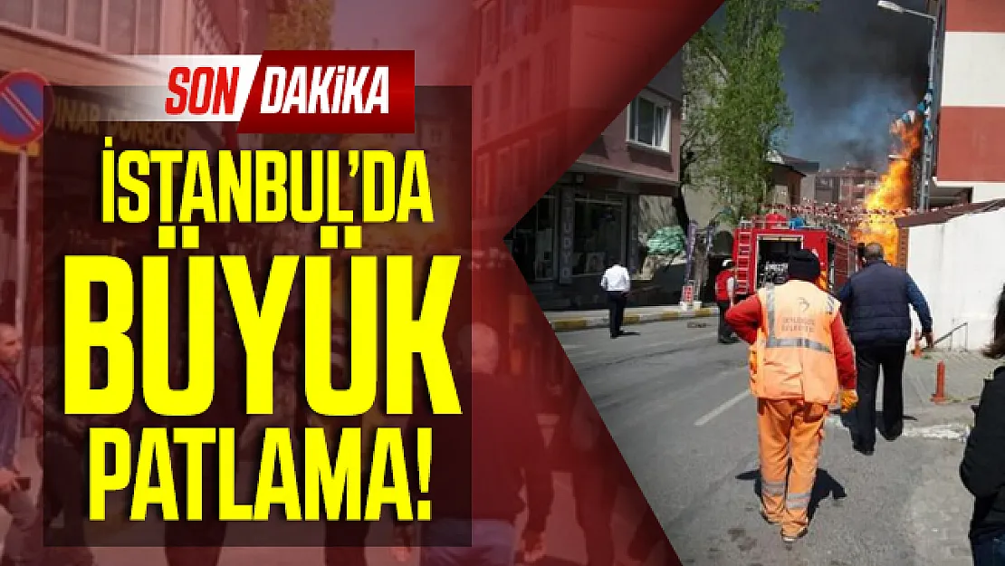 Son dakika İstanbul'da büyük patlama! Çok sayıda ambulans ve güvenlik ekibi sevk edildi