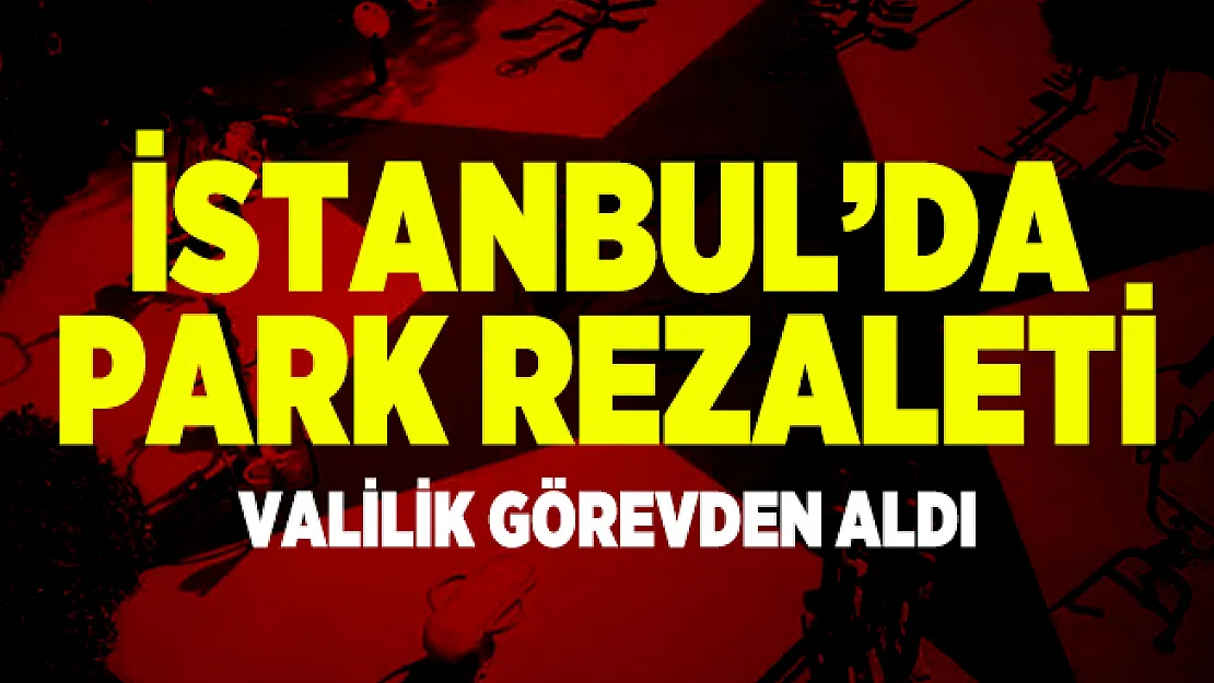 Son dakika İstanbul'da park rezaleti! Görevden alındılar