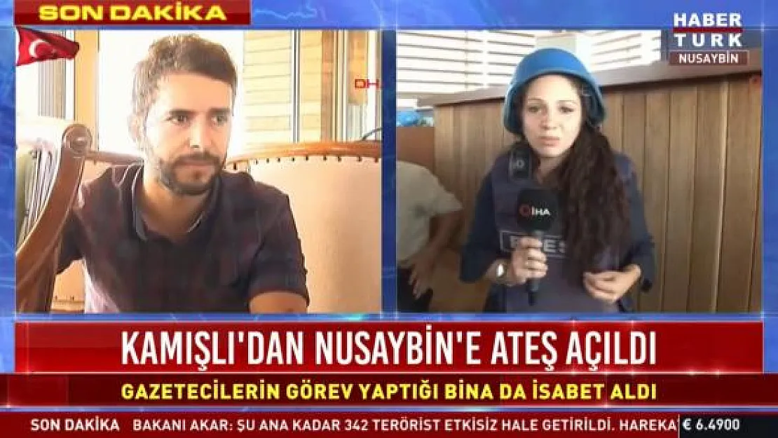 Son Dakika! Kamışlı'dan Mardin Nusaybin'e ateş açılmaya başlandı! 2 Gazeteci yaralandı