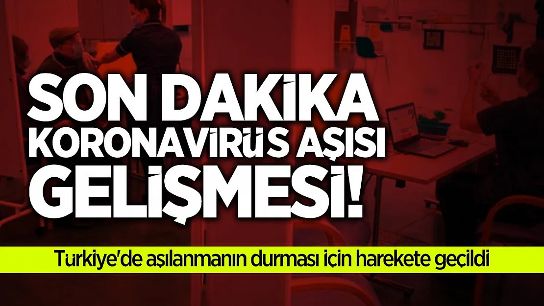 Son dakika koronavirüs aşısı gelişmesi! Türkiye'de aşılanmanın durması için harekete geçildi