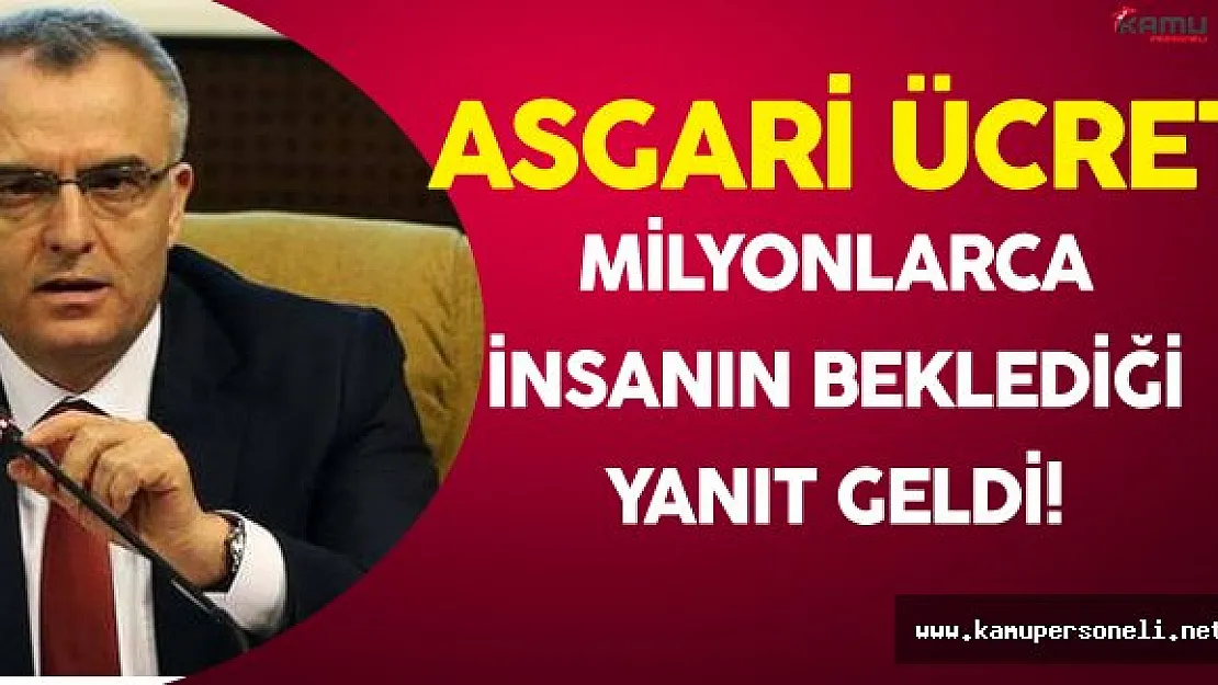 Son Dakika : Maliye Bakanı'ndan Asgari Ücret Açıklaması ( Evli ve Çocuklu Kişilerin Maaşları Düşecek Mi?)