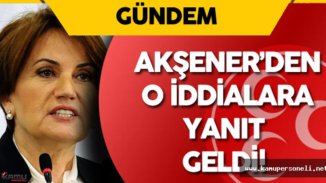 Son Dakika Meral Akşener Açıkladı :&quotO İmza Benim Değil! "