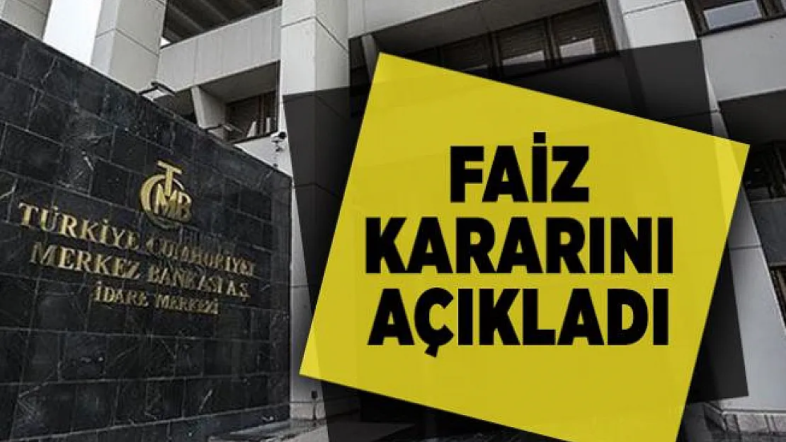 Son dakika Merkez Bankası faiz kararını açıkladı