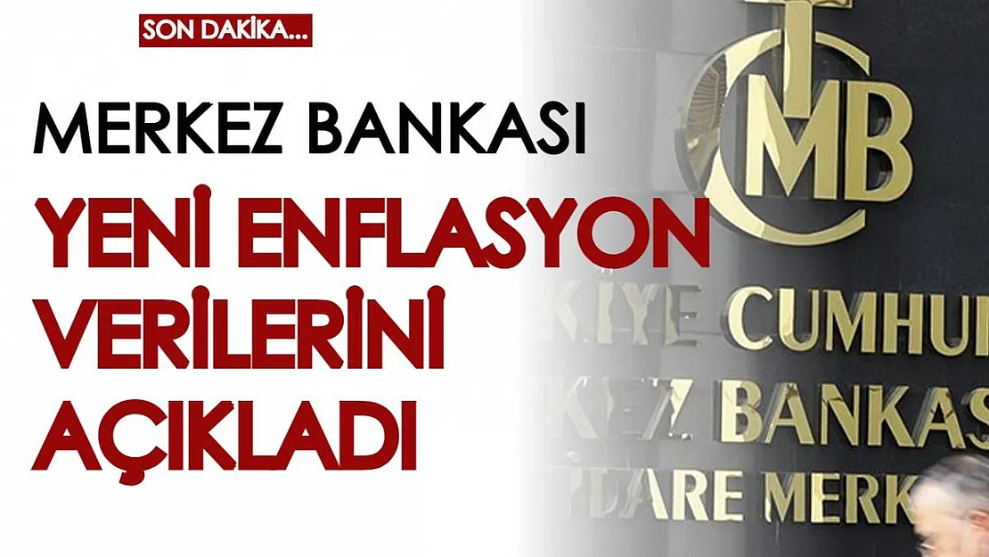 Son dakika! Merkez Bankası'ndan enflasyona ilişkin yeni veriler açıklandı