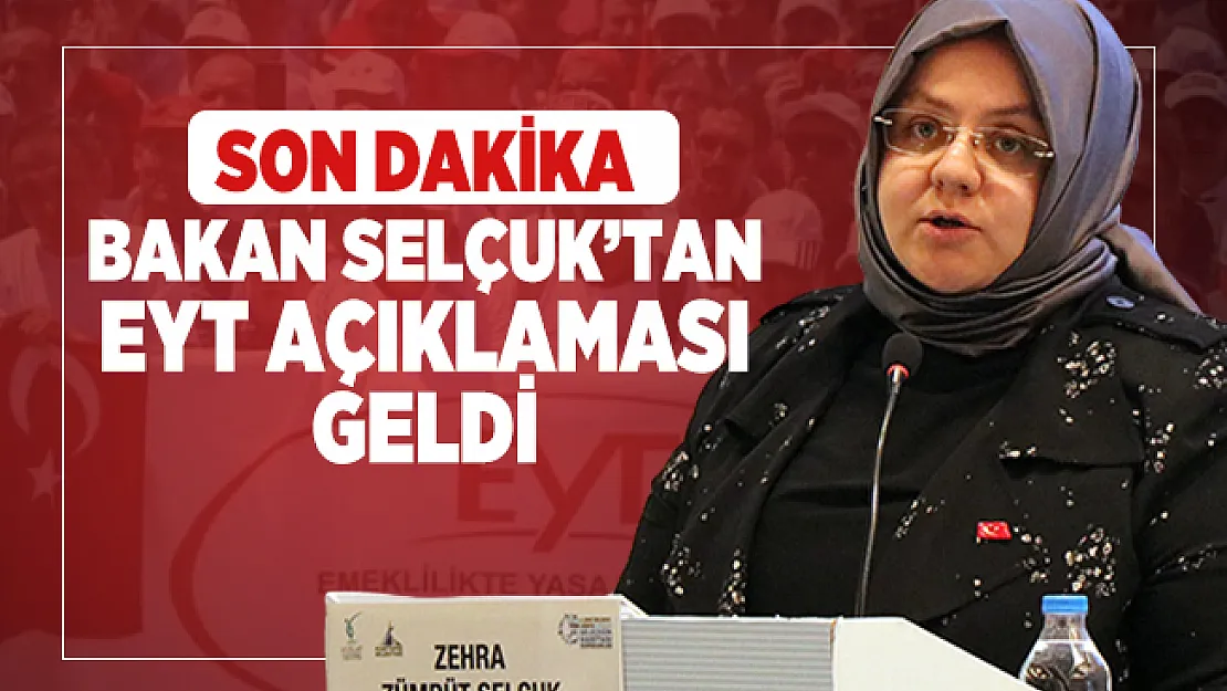 Son dakika Milyonlarca kişiyi yakından ilgilendiren EYT açıklaması! Bakan Selçuk duyurdu