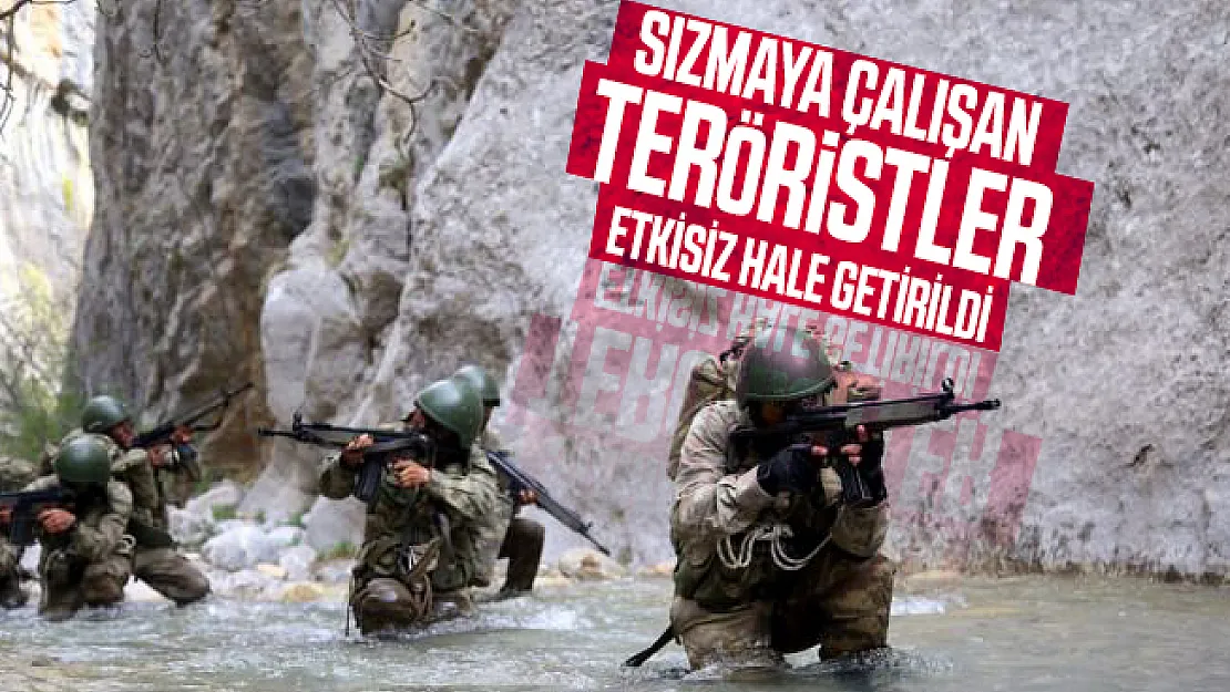 Son dakika MSB açıkladı: Sızmaya çalışan teröristler etkisiz hale getirildi!