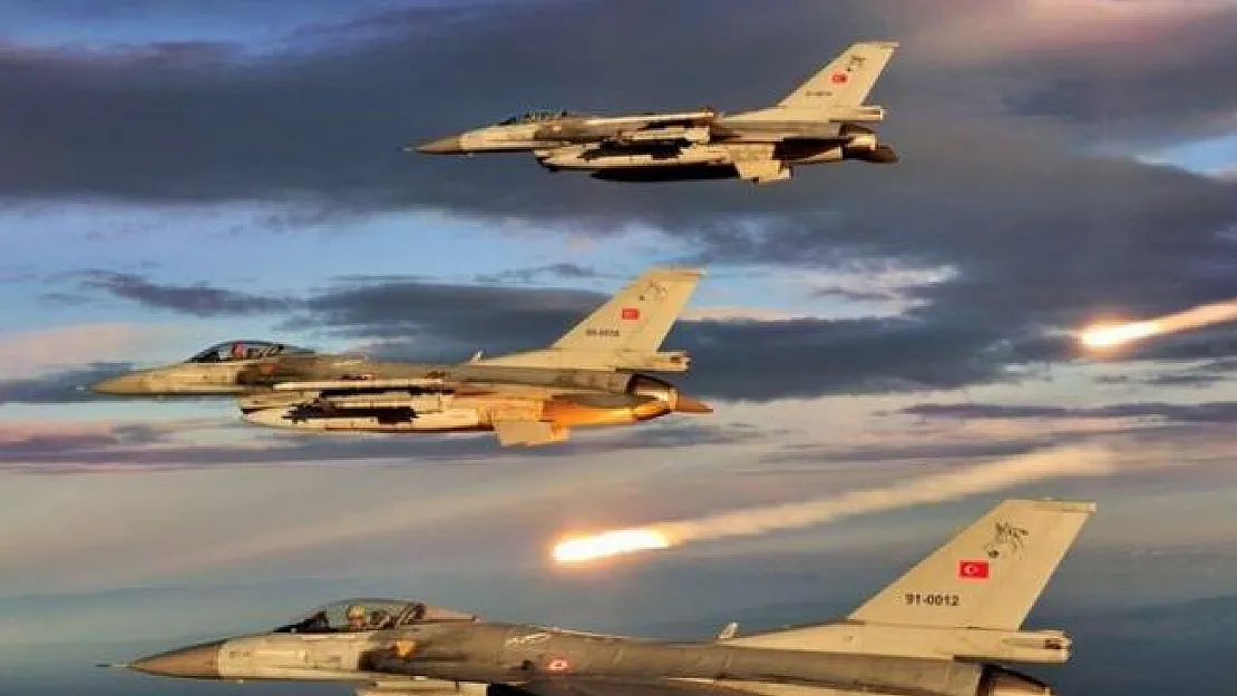Son dakika MSB duyurdu: Teröristlere bomba yağdırıldı!