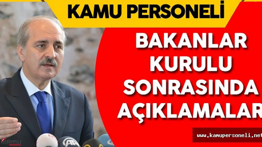 Son Dakika: Numan Kurtulmuş Kamu Personeli Alımlarındaki En Önemli Unsuru Açıkladı