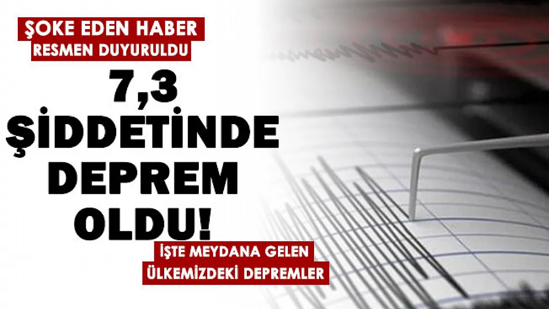 Son dakika! O ülkede şoke eden gelişme: 7,3 şiddetinde deprem oldu
