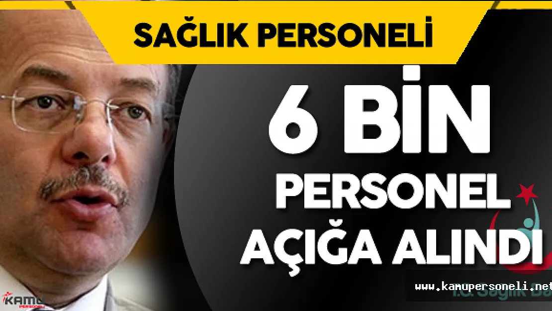 Son Dakika : Sağlık Bakanı Açıkladı 6 Bin Personel Açığa Alındı