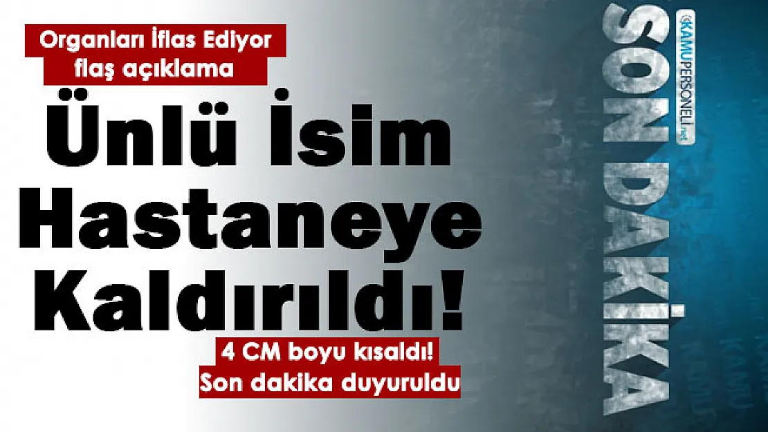 Son dakika! Seren Serengil yeniden hastaneye kaldırıldı: Organları iflas etmek üzere
