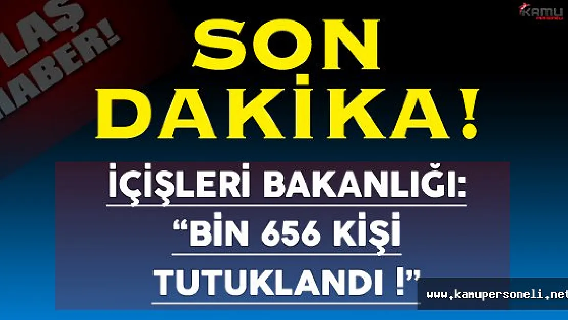 Son Dakika ! Sosyal Medyada Terör Propagandası Yapan Bin 656 Kişi Tutuklandı