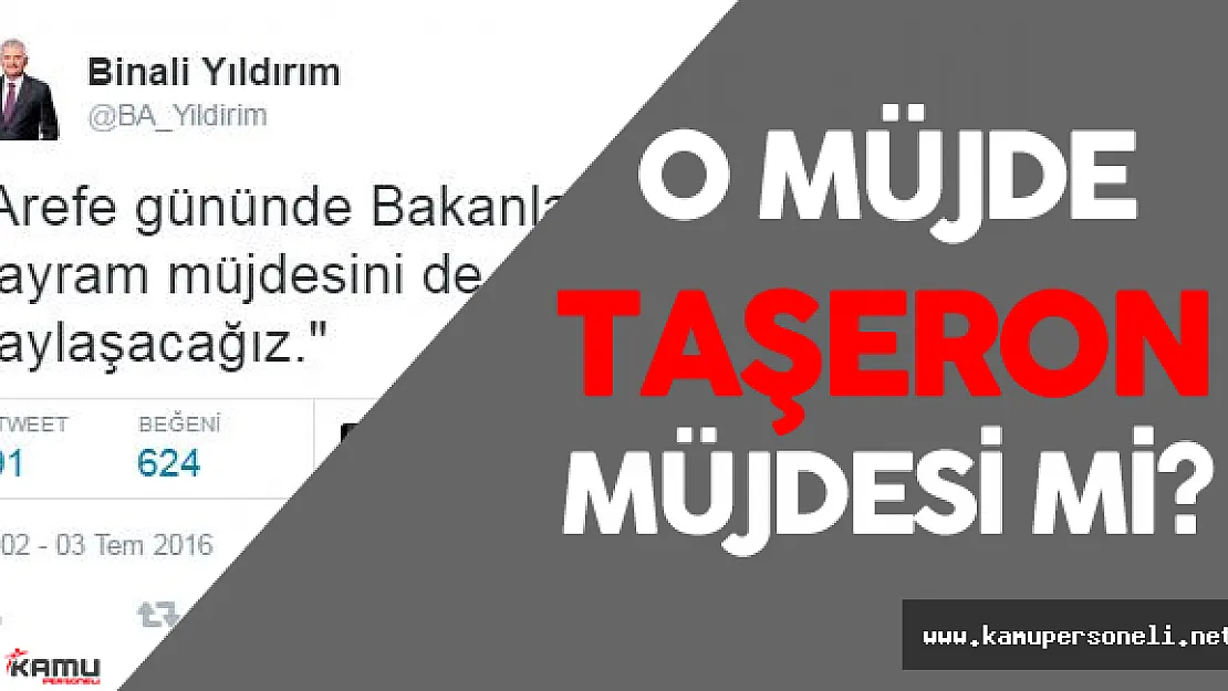Son Dakika: Taşeron Çalışmaları Bitti Mi? Başbakan Binali Yıldırım'ın Müjdesi Ne Olacak?