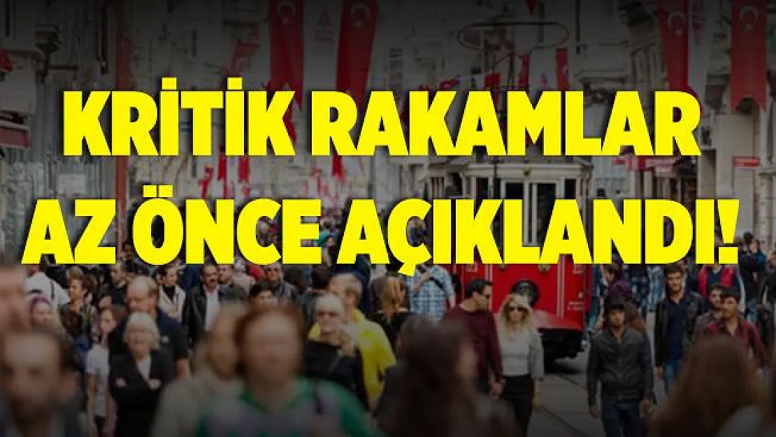 Son dakika TÜİK işsizlik rakamlarını açıkladı!
