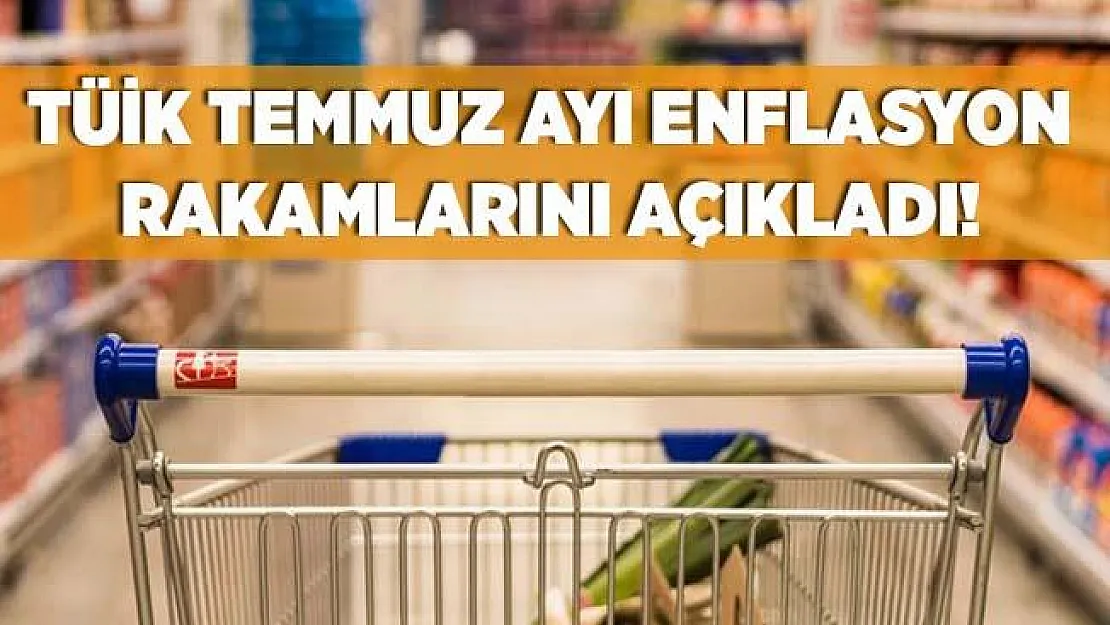 Son dakika TÜİK Temmuz ayı enflasyon rakamlarını açıkladı!