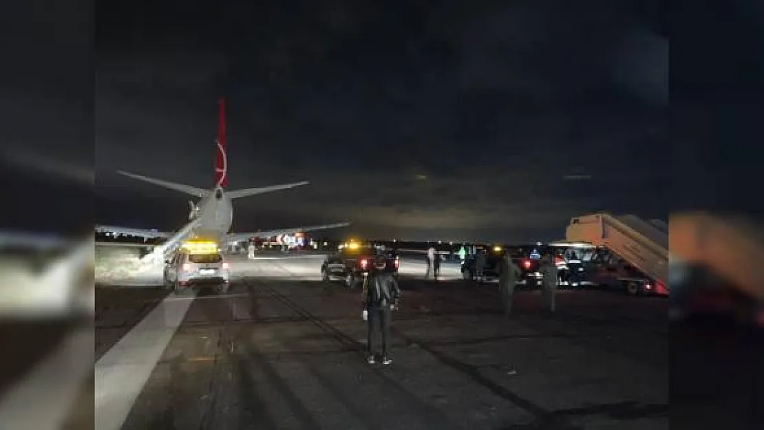 Son dakika! Türk Hava Yolları uçağı pistten çıktı!