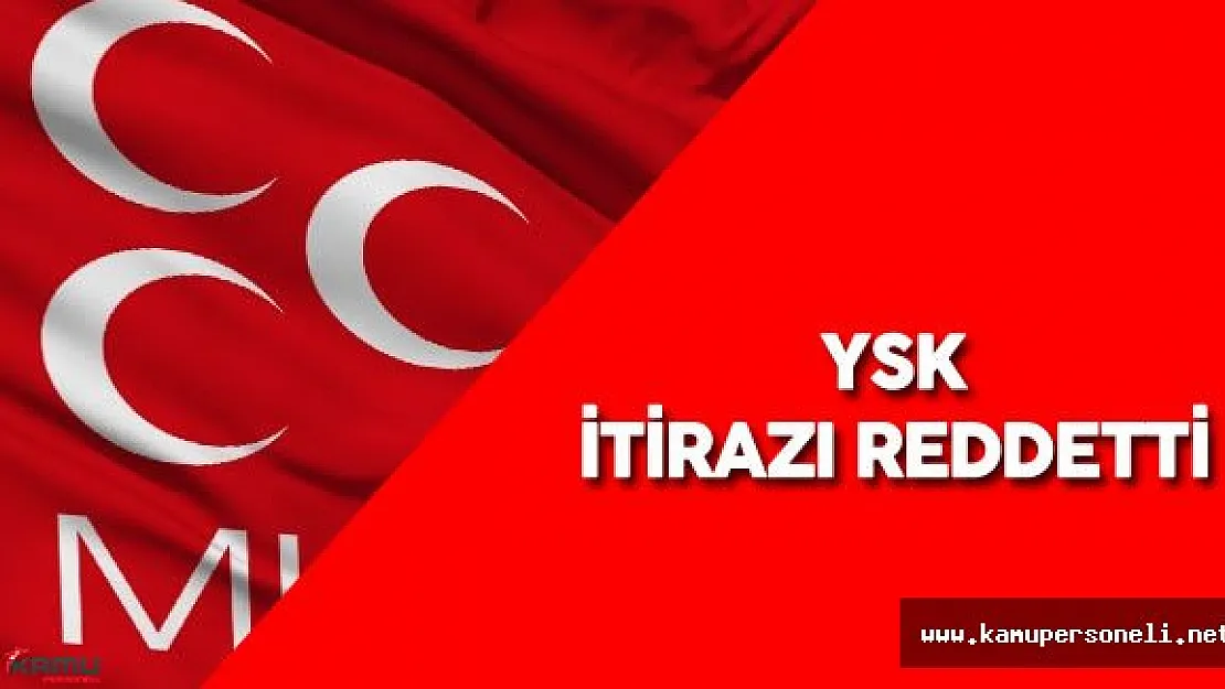 Son Dakika : YSK'dan MHP Kurultayına İlişkin Karar Geldi