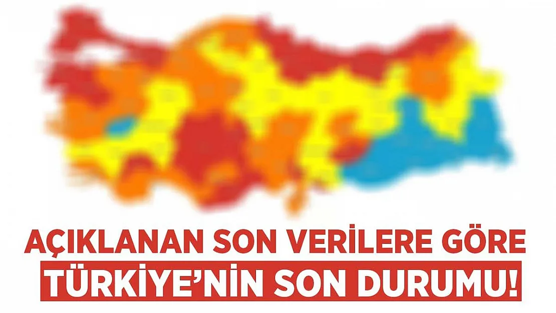 Son verilere göre Türkiye'nin risk haritası!