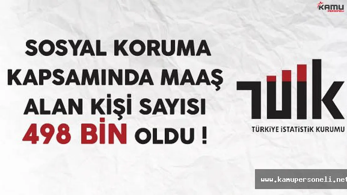 Sosyal Koruma Kapsamında Maaş Alan Kişi Sayısı 498 Bin Oldu