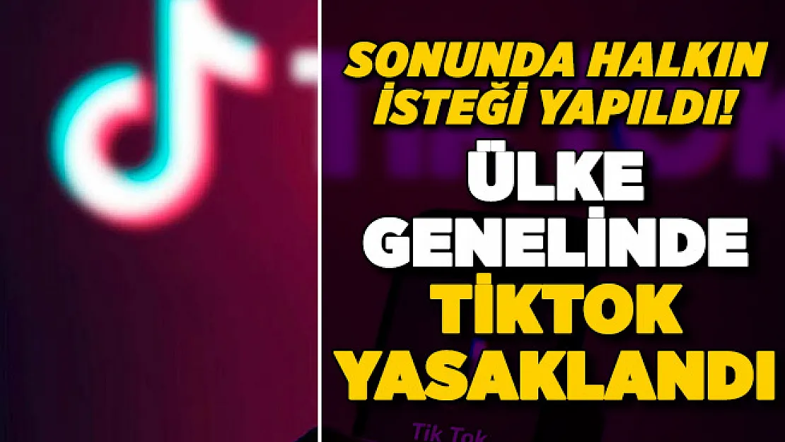 Sosyal medya devi TikTok hakkında flaş karar! Ülke genelinde yasaklandı