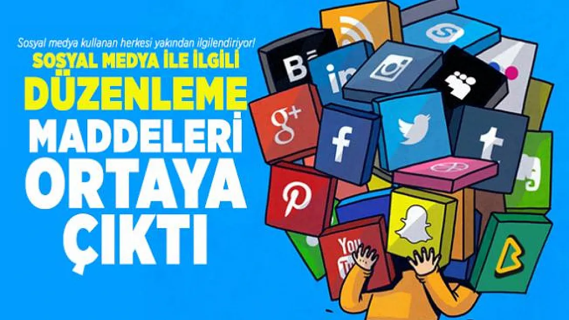 Sosyal medya kullanan herkesi yakından ilgilendiriyor! Sosyal medya ile ilgili düzenleme maddeleri ortaya çıktı