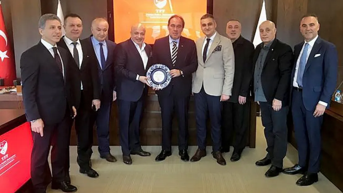 Spor Toto 1. Lig Kulüpler Birliğinden Demirören'e ziyaret