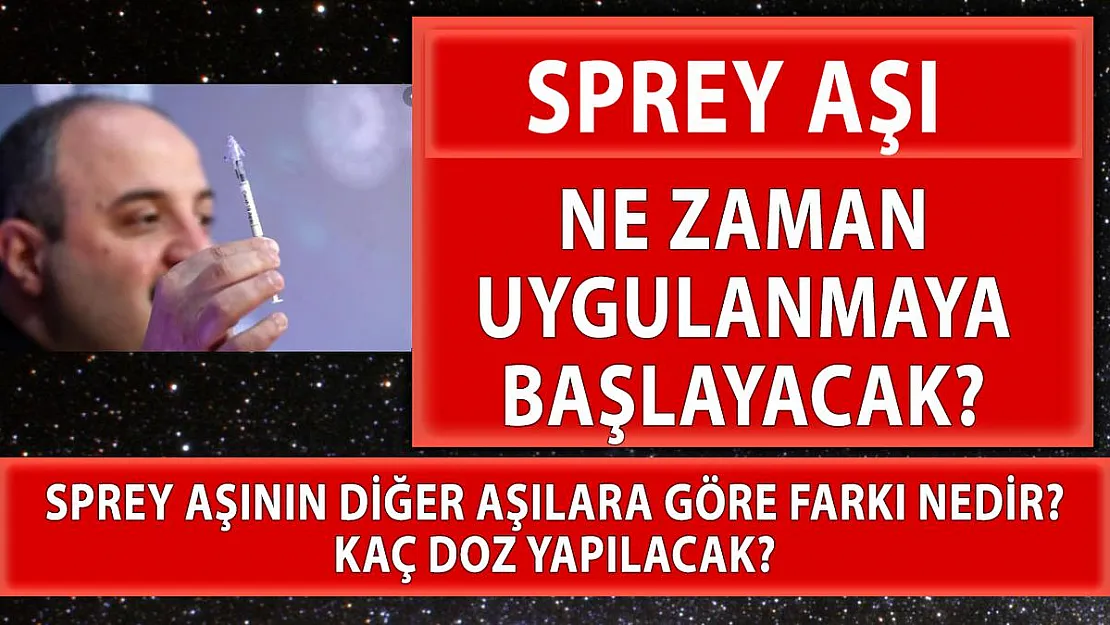 Sprey korona aşısı ne zaman uygulanmaya başlanacak?