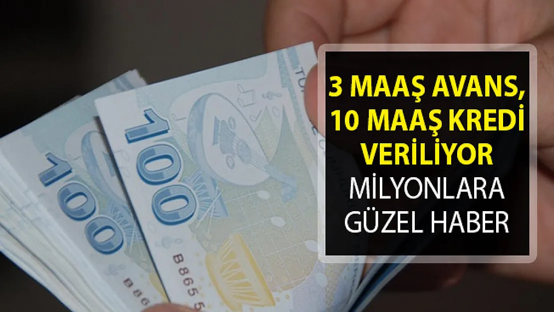 SSK ve Bağ- Kur 3 Maaş Avans, 10 Maaş Kredi Alma Şartları Neler? 3 Maaş Avans, 10 Maaş Kredi Alma Başvuru Ekranı