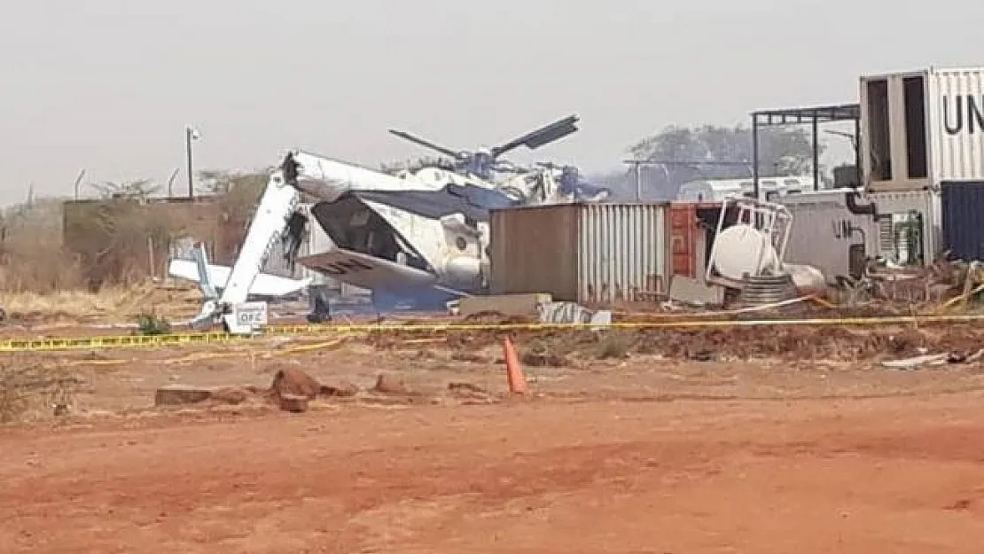 Sudan'da BM helikopteri düştü: 3 ölü, 10 yaralı