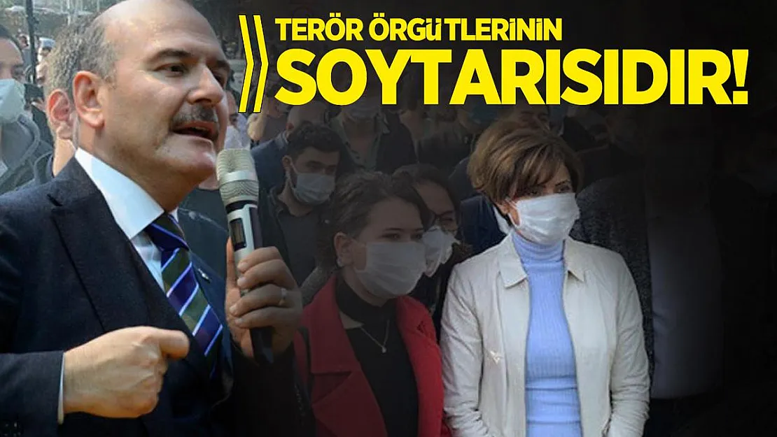 Süleyman Soylu Canan Kaftancıoğlu açıklaması! Terör örgütlerinin soytarısıdır