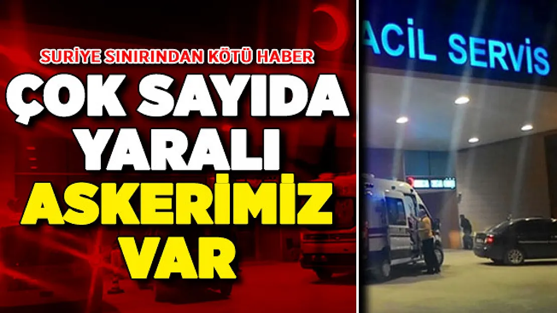 Suriye Sınırında Askeri Araç Devrildi ! Çok Sayıda Yaralı Askerimiz Var